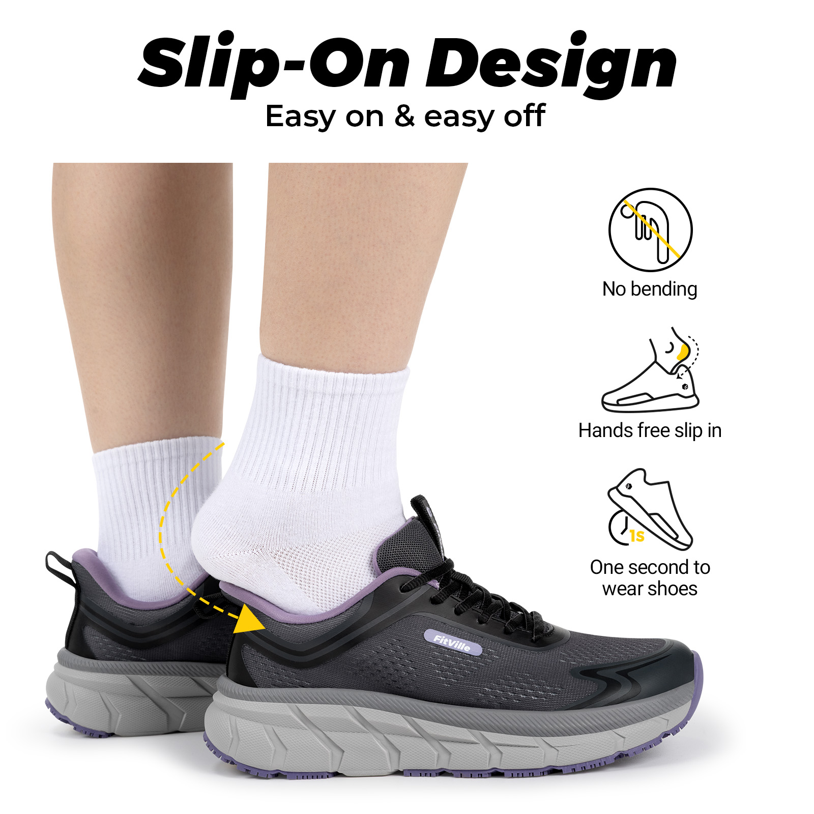 Fitville Dames Sportschoenen,  - Wide Toe Box Running Sneakers recensie en prijs