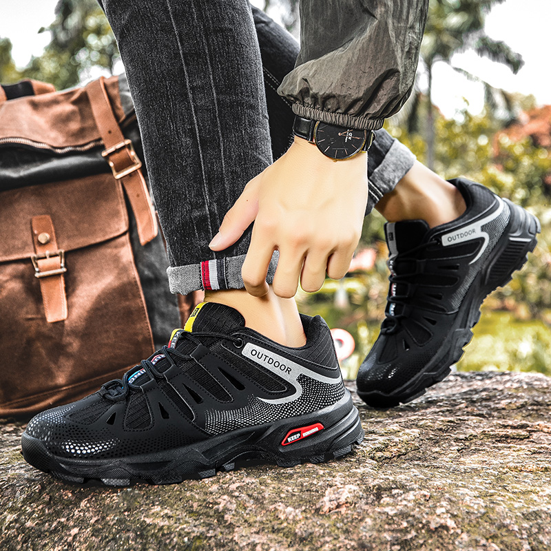 Heren Wandelschoenen Veters Kl - Anti Slip Trail Running Sneakers recensie en prijs